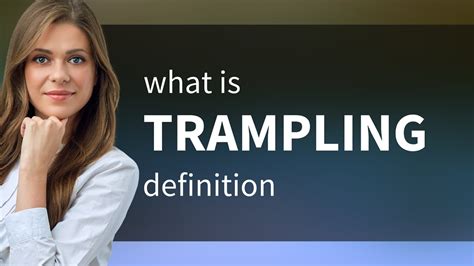 trampling traduction|what does trampled mean.